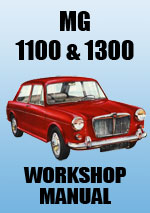 MG 1100 and 1300 Workshop Repair Manual
